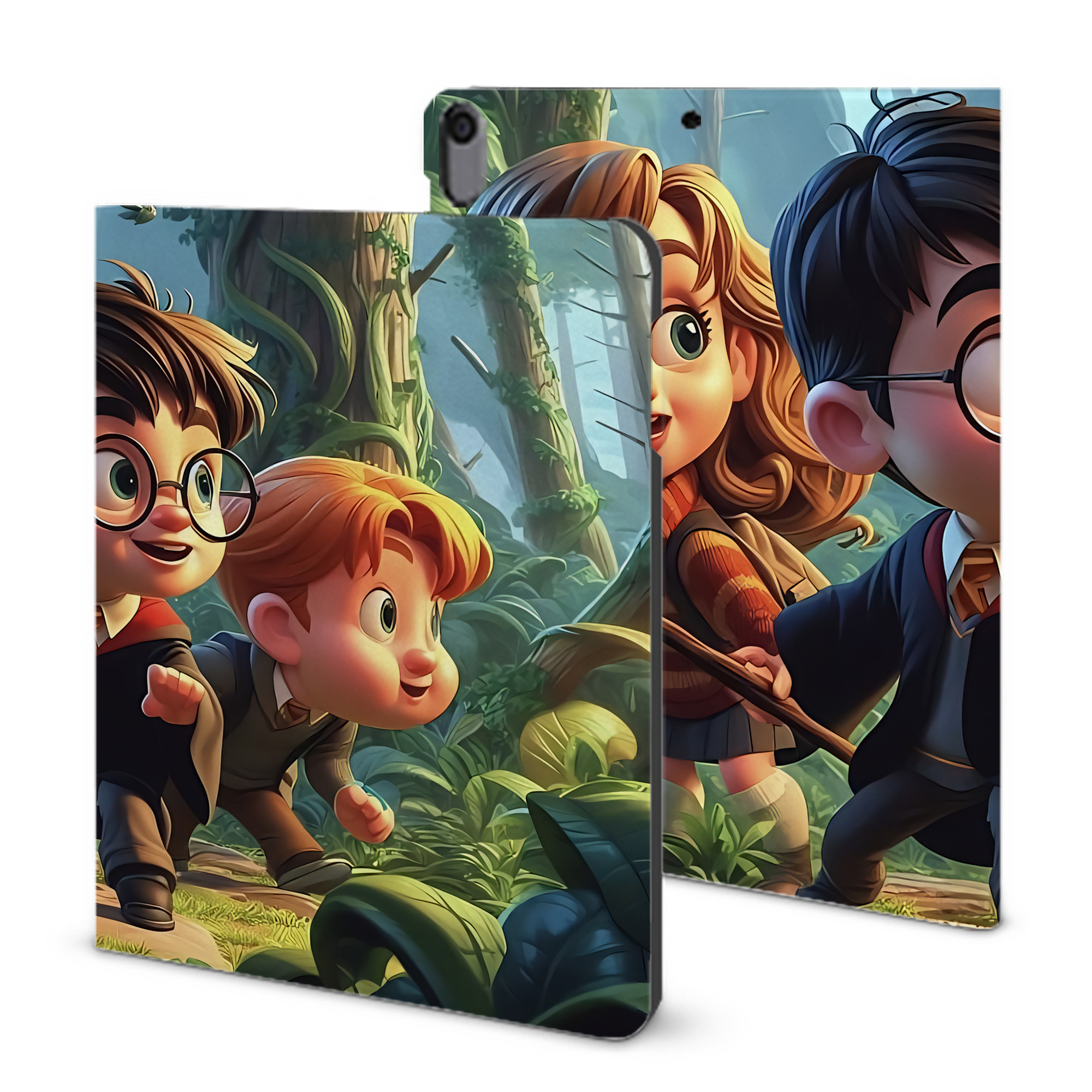 （画像用） Harry Potter ハリー・ポッターシリーズ IPad ケース ブック型 PUレザー TPU 耐衝撃 軽量 薄型 ペン収納なし 全面保護 IPad 各モデル対応